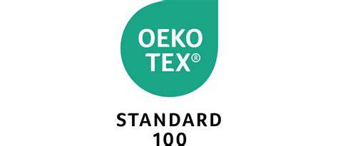 Etichetă de certificare Oeko-Tex STANDARD 100 pe o etichetă de saltea