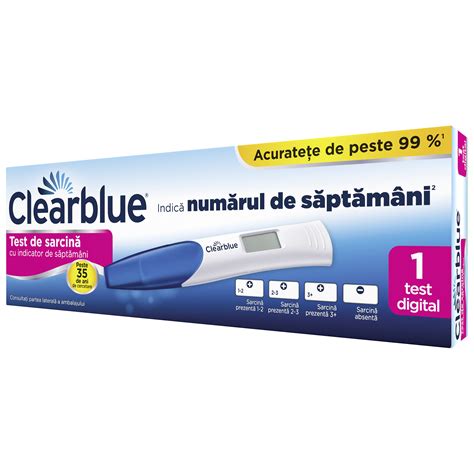 Calendar cu marcaje pentru testul de sarcină