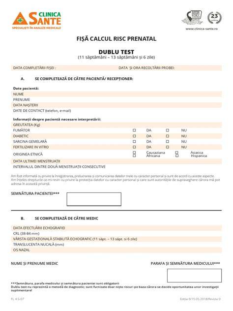Diagrame privind interpretarea rezultatelor dublu test