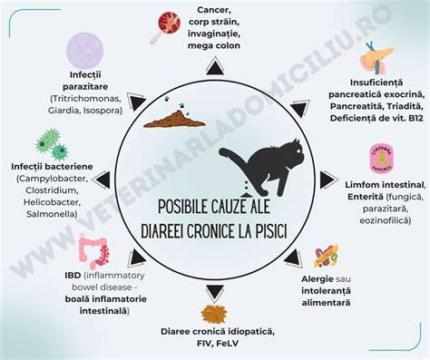 Infografic: Căi comune ale diareii la pisici și pașii de intervenție