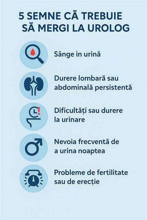 Filă operațională: rezultate posibile de investigare la urolog