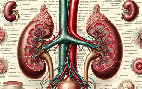 Diagrama corpului uman cu rinichii evidențiați