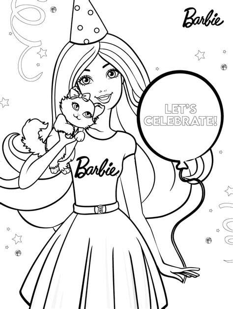 Colecție de desene Barbie - planșe colorat