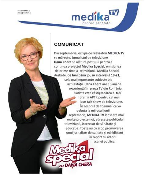Imagine cu Dana Chera în noul context familial