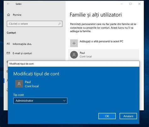 Schema de flux pentru configurarea Family Link: creare cont copil, setări timp de utilizare, aprobări aplicații