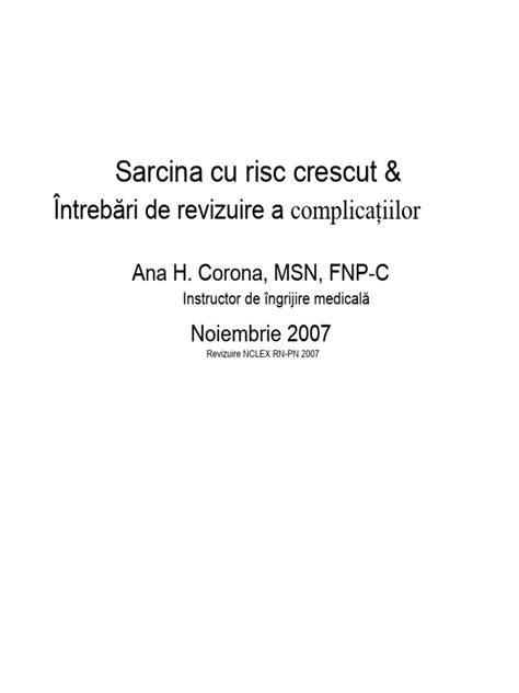 Infografic: Clasificare sarcină fiziologică vs. sarcină cu risc