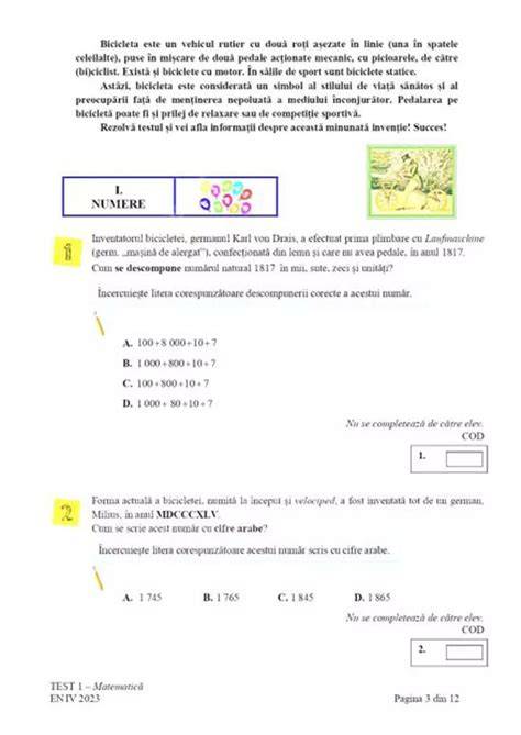 Diagrame de tipuri de probleme întâlnite la Evaluarea Națională la matematică pentru clasa a IV-a