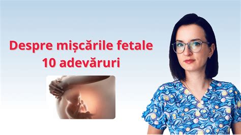 Infografic despre mișcările fetale