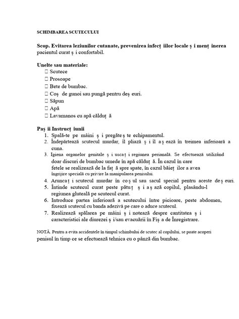 Infografic: Pași principali pentru schimbarea corectă a scutecului