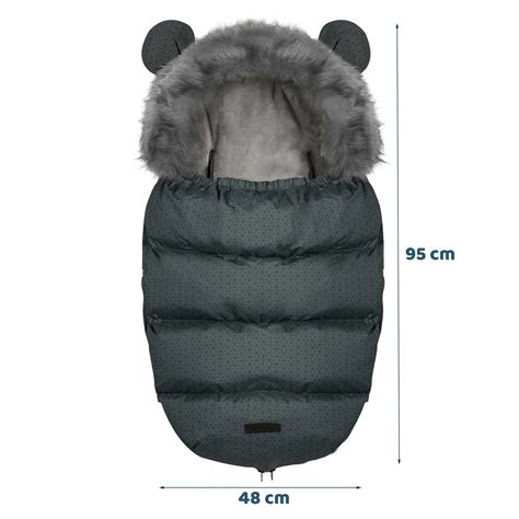 Schema cu caracteristicile sacului de iarnă pentru cărucior