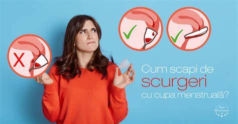 Infografic despre cum functionează cupa menstruală