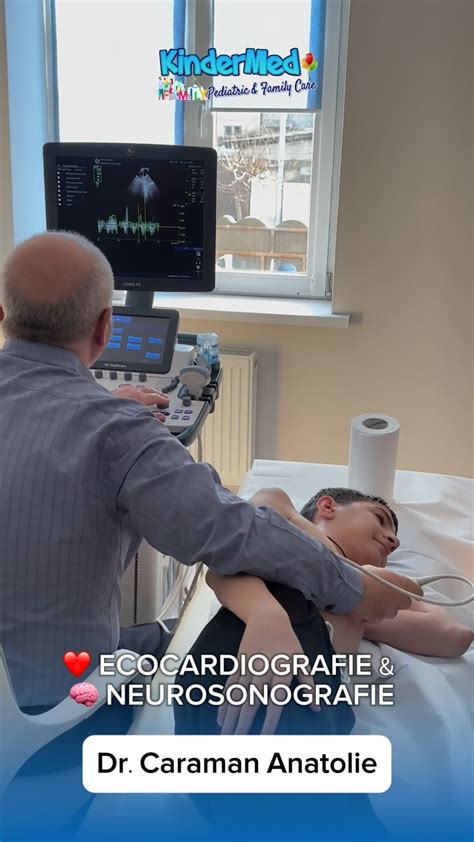 Imagini ecocardiografice ale inimii unui copil