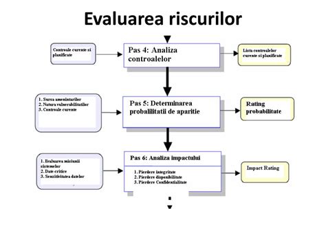 Schema flux de proceduri: evaluarea riscurilor si masuri de protectie