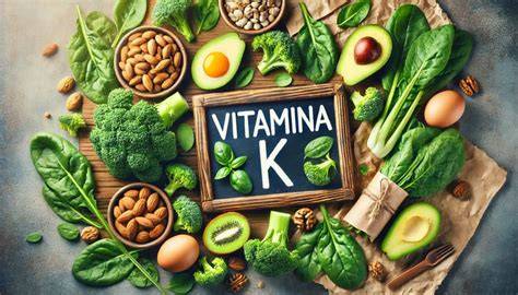 Hartă a alimentelor cu vitamina K în dietă