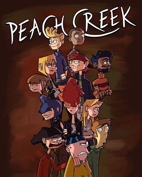 Infografic: Localizarea cartierului Peach Creek, personaje principale și aliați