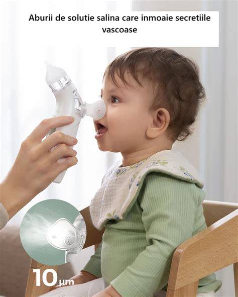 Aparat nebulizator nazal si solutie salina pentru bebelusi