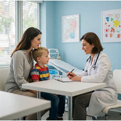 Copil la consultul pediatric