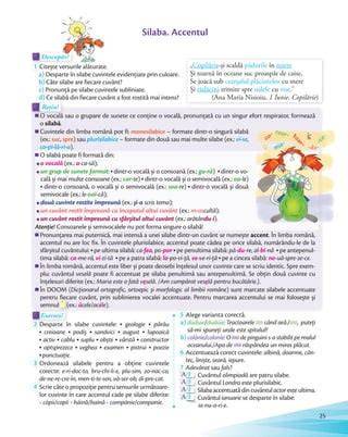 Schema vizuală a regulilor de accent în română: penultima silabă vs. prima/ultima