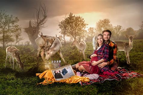 Exemplu de editare naturală a fotografiilor de maternitate