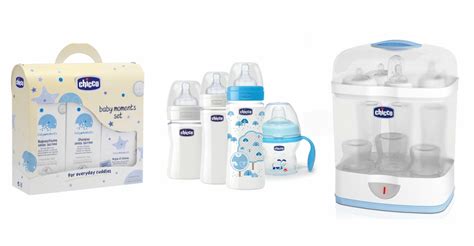 Tabel cu diverse produse pentru bebelusi