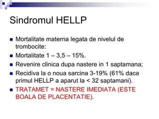 Infografic: mecanismul HELLP - placentă, endoteliu, trombocite, eritrocite