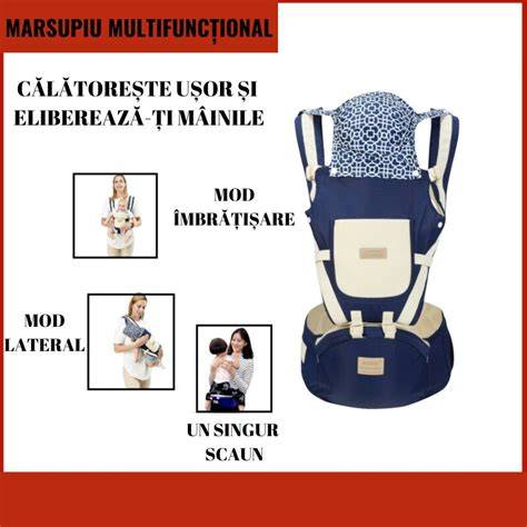 Infografic: Pozitia M a bebelusului in marsupiu ergonomic