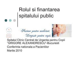 Infografic: Organizarea spitalului public, roluri și fluxuri de decizie