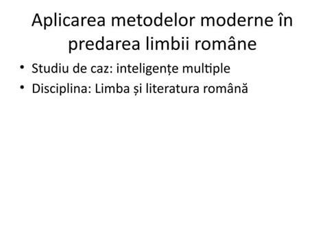 Schema modelului comunicativ-funcţional în predarea limbii române