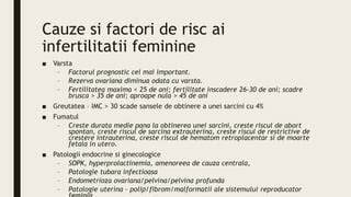 Grafic: factori de prognostic în FIV (vârsta, calitatea ovocitelor, rezerva ovariana)