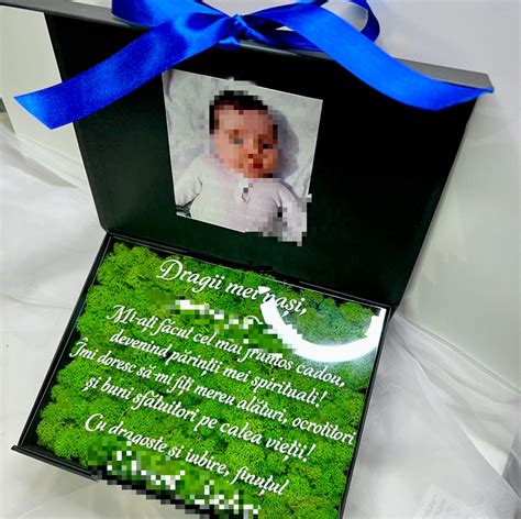 Cutie de cadou pentru bebeluși cu ecografie