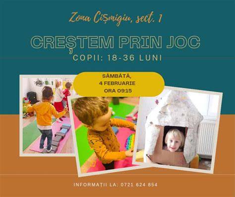 Infografic: activități recomandate pentru 2 ani și 3 ani, în funcție de zona de joacă