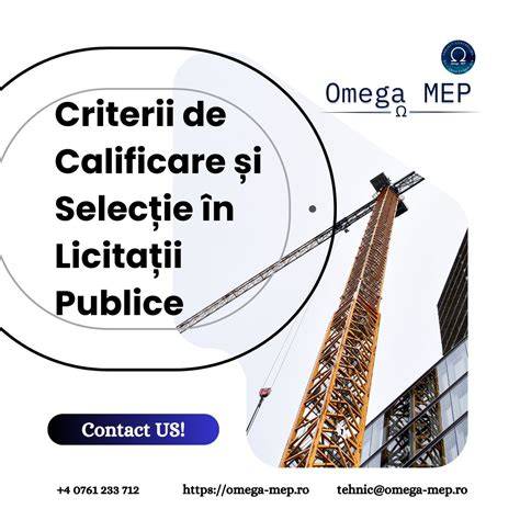 Infografic: Criterii de calificare, selecție și atribuire în achiziții publice