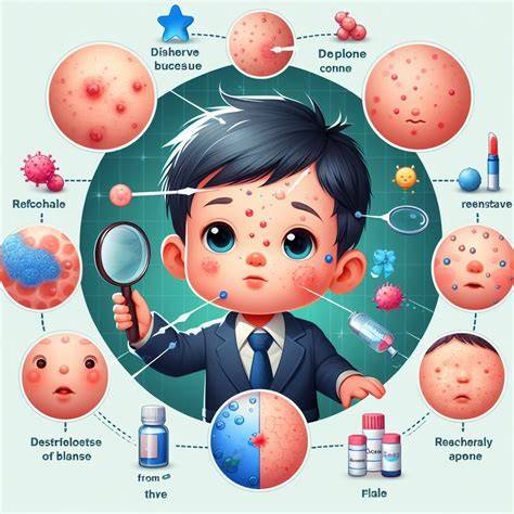 Infografic: Diferente între acneea neonatală și infantilă