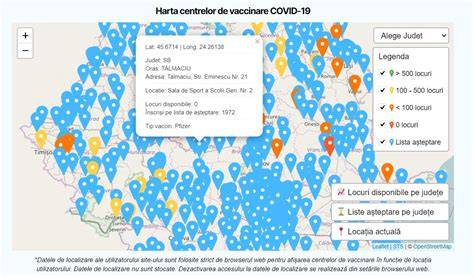 Harta centrelor de recuperare pediatrică în țară