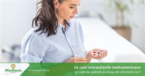 Infografic despre interacțiunile medicamentoase comune