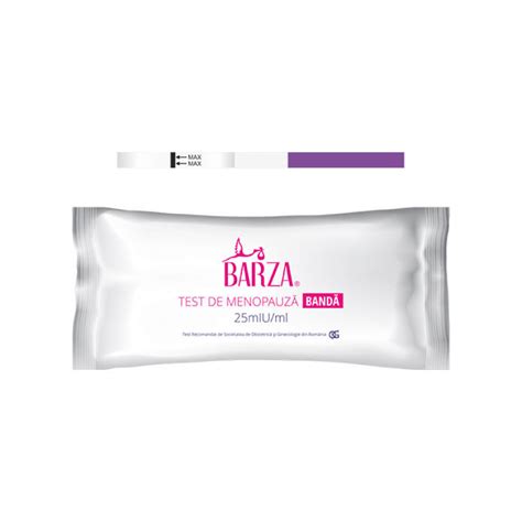 Ilustrație cu pașii de utilizare a testului de menopauză Barza