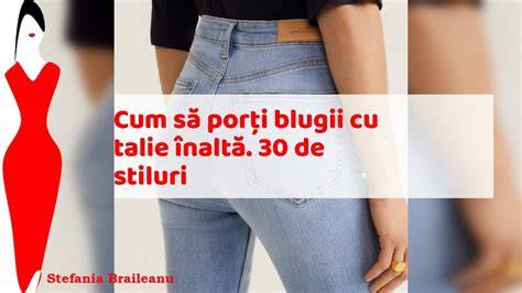 Infografic: croiuri populare pentru blugii de gravide (talie înaltă vs. talie joasă)