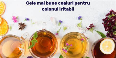 Infografie: Ceaiuri pentru colon iritabil comparativ
