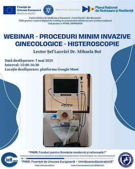 Infografic: fluxul decizional al intervențiilor ginecologice minim invazive