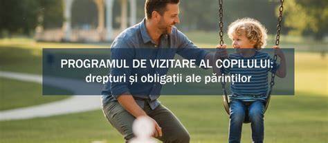 Infografic: drepturi ale copilului și programul de vizite