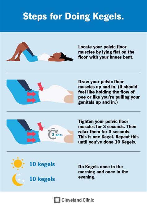 Ilustrare a exercițiilor Kegel