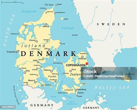 Hartă a Danemarcei