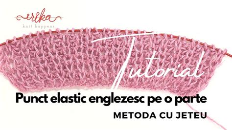 exemplu de punct leneș tricotat