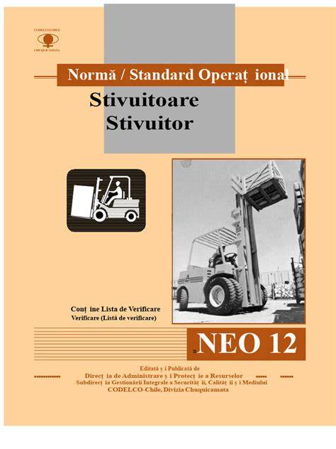 Infografic: linii directoare pentru siguranța în manipularea stivuitoarelor