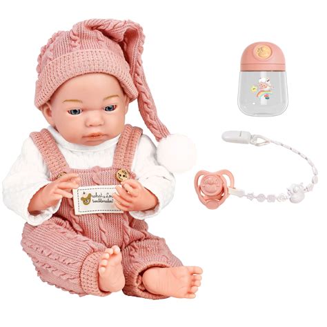 papusa bebe cu suzeta si biberon