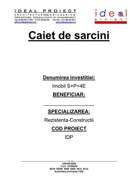Infografie: ciclu viață caiet de sarcini și proiectare