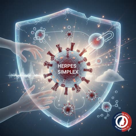 Ilustrație preventivă pentru herpes bucal în timpul sarcinii