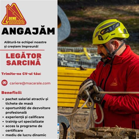 Legător de sarcină semnalizând macaragiului