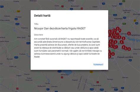 Harta amplasament sediu RADET