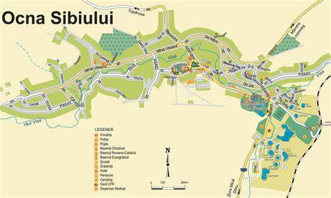 Plan sumar al pășunilor Ocna Sibiului, harta perimetrului și zonelor de acces